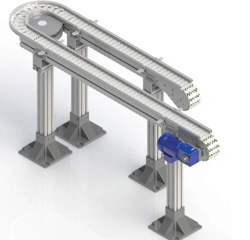 Vitrans Flexible Chain Conveyor | Flexible Pallet Conveyor（柔性链式输送机|柔性托盘输送机）