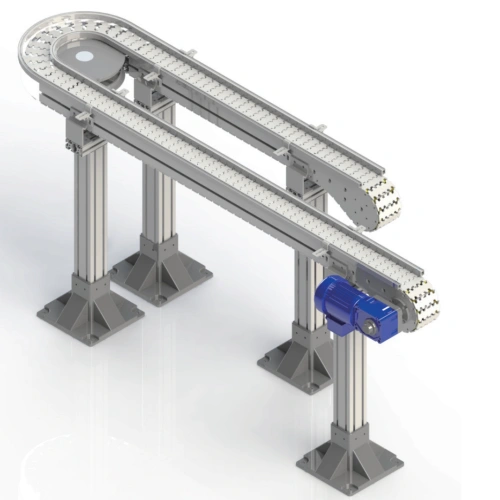 Vitrans Flexible Chain Conveyor | Flexible Pallet Conveyor（柔性链式输送机|柔性托盘输送机）